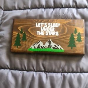 Homemade art on wood